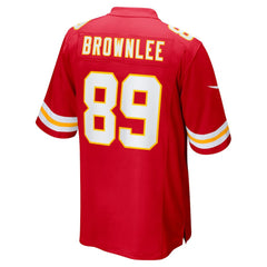NFL Jason Brownlee Kansas City Chiefs Team Game Jersey - Red
