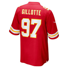 NFL Ashton Gillotte Kansas City Chiefs Team Game Jersey - Red