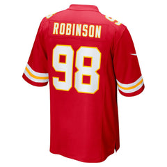 NFL Janarius Robinson Kansas City Chiefs Team Game Jersey - Red