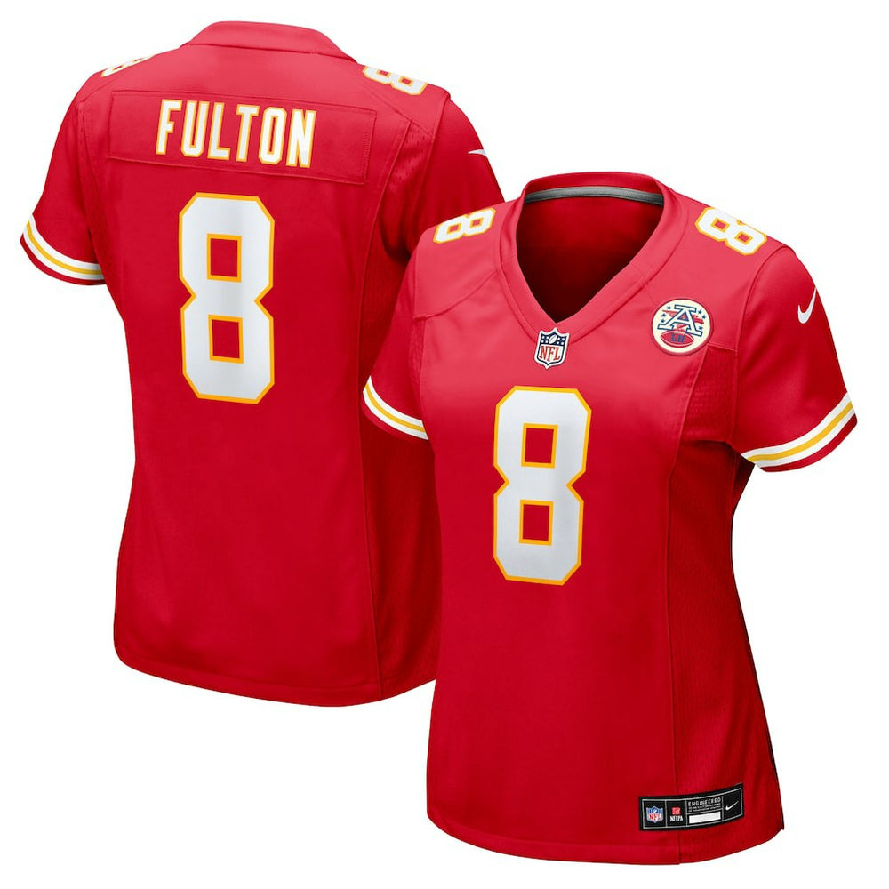 NFL Kristian Fulton Kansas City Chiefs Women's Team Game Jersey - Red