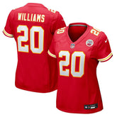 NFL Nohl Williams Kansas City Chiefs Women's Team Game Jersey - Red