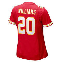 NFL Nohl Williams Kansas City Chiefs Women's Team Game Jersey - Red