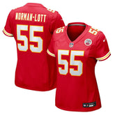 NFL Omarr Norman-Lott Kansas City Chiefs Women's Team Game Jersey - Red