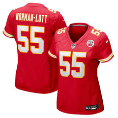 NFL Omarr Norman-Lott Kansas City Chiefs Women's Team Game Jersey - Red