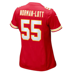 NFL Omarr Norman-Lott Kansas City Chiefs Women's Team Game Jersey - Red
