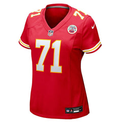 NFL Josh Simmons Kansas City Chiefs Women's Team Game Jersey - Red