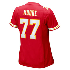 NFL Jaylon Moore Kansas City Chiefs Women's Team Game Jersey - Red
