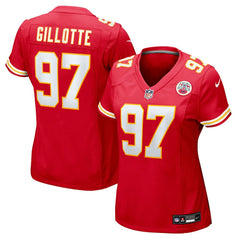 NFL Ashton Gillotte Kansas City Chiefs Women's Team Game Jersey - Red
