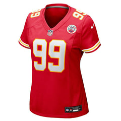 NFL Jerry Tillery Kansas City Chiefs Women's Team Game Jersey - Red