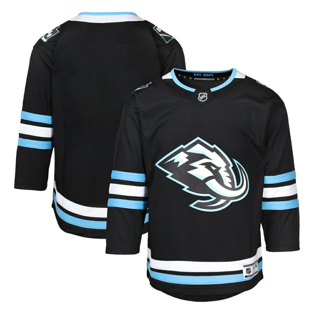 NHL Utah Mammoth Youth Home Premier Jersey - Black