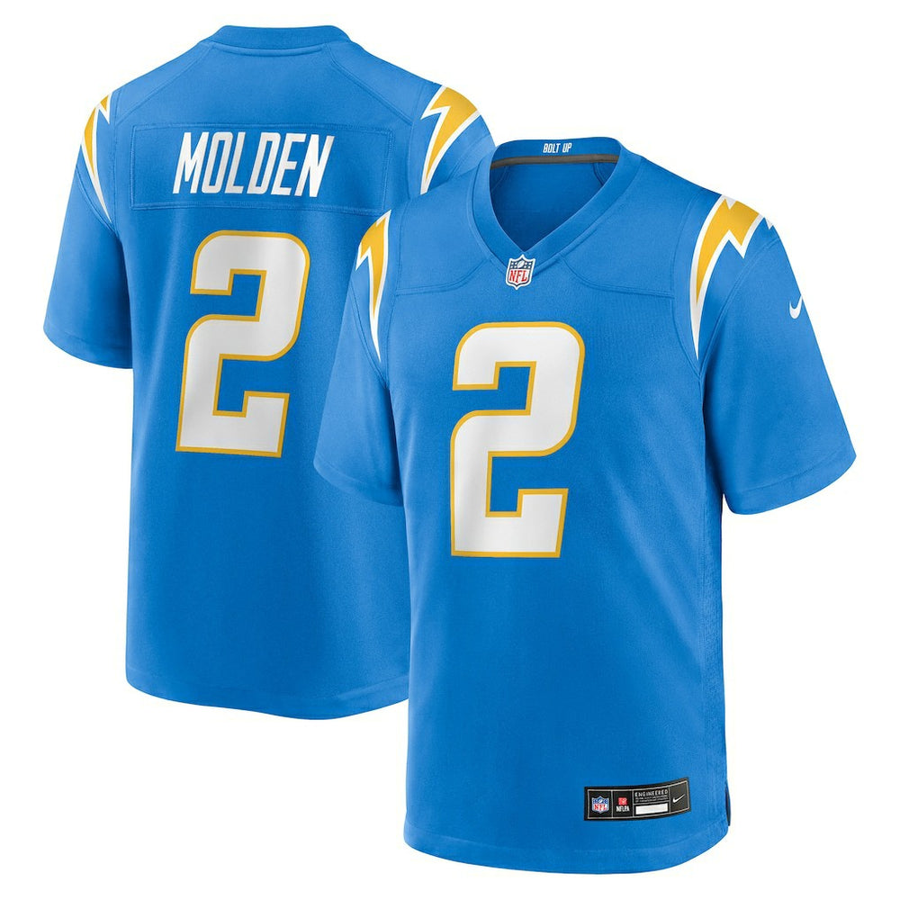 NFL Elijah Molden Los Angeles Chargers Team Game Jersey - Powder Blue