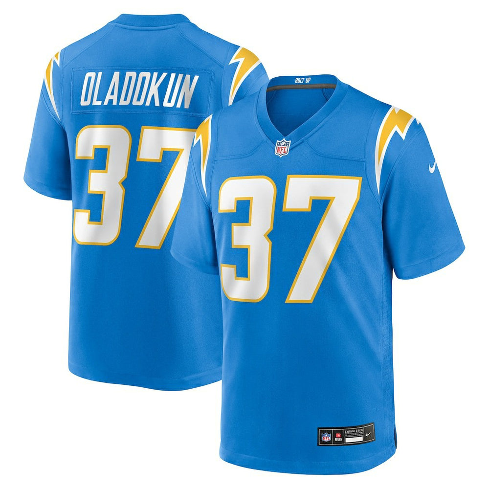 NFL Jordan Oladokun Los Angeles Chargers Team Game Jersey - Powder Blue