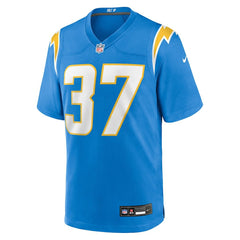 NFL Jordan Oladokun Los Angeles Chargers Team Game Jersey - Powder Blue
