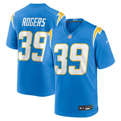 NFL Eric Rogers Los Angeles Chargers Team Game Jersey - Powder Blue