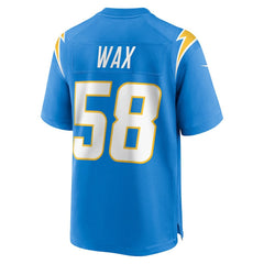 NFL Marlowe Wax Los Angeles Chargers Team Game Jersey - Powder Blue