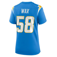 NFL Marlowe Wax Los Angeles Chargers Women's Team Game Jersey - Powder Blue