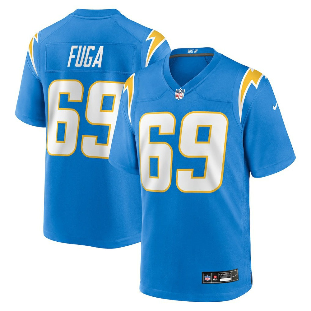 NFL Josh Fuga Los Angeles Chargers Team Game Jersey - Powder Blue