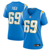 Josh Fuga Los Angeles Chargers Women's Team Game Jersey Powder Blue