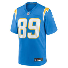 NFL Will Dissly Los Angeles Chargers Team Game Jersey - Powder Blue