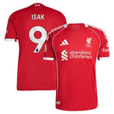 Alexander Isak Liverpool 2025/26 Home Player Jersey Red