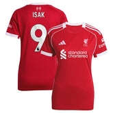 Alexander Isak Liverpool Women's 2025/26 Home Replica Player Jersey Red