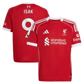 Alexander Isak Liverpool Youth 2025/26 Home Replica Player Jersey Red