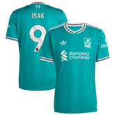 Alexander Isak Liverpool 2025/26 Third Replica Player Jersey Green