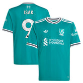 Alexander Isak Liverpool Youth 2025/26 Third Replica Player Jersey Green