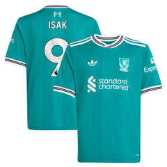 Alexander Isak Liverpool Youth 2025/26 Third Replica Player Jersey Green