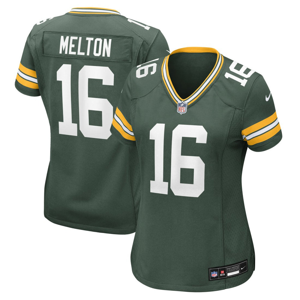 NFL Bo Melton Green Bay Packers Women's Team Game Jersey - Green