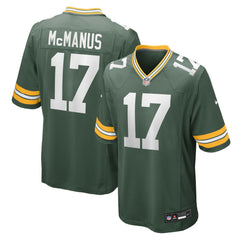 NFL Brandon McManus Green Bay Packers Team Game Jersey - Green