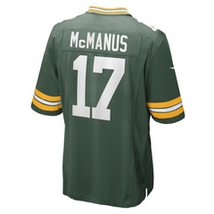 NFL Brandon McManus Green Bay Packers Team Game Jersey - Green