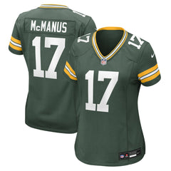 NFL Brandon McManus Green Bay Packers Women's Team Game Jersey - Green