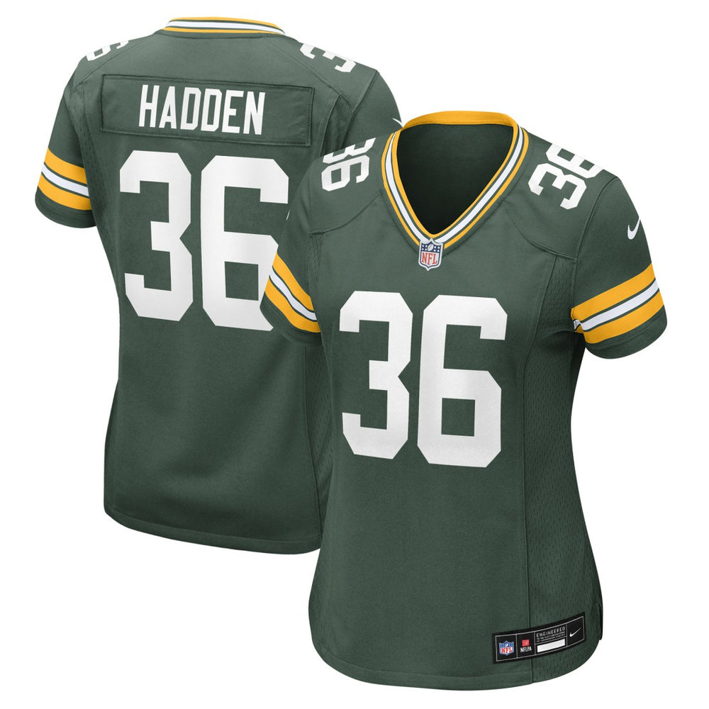 NFL Kamal Hadden Green Bay Packers Women's Team Game Jersey - Green
