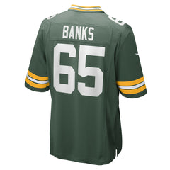 NFL Aaron Banks Green Bay Packers Team Game Jersey - Green