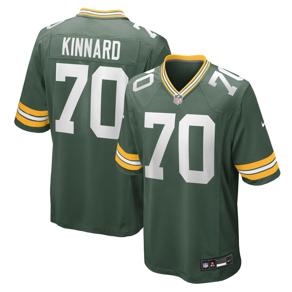 NFL Darian Kinnard Green Bay Packers Team Game Jersey - Green
