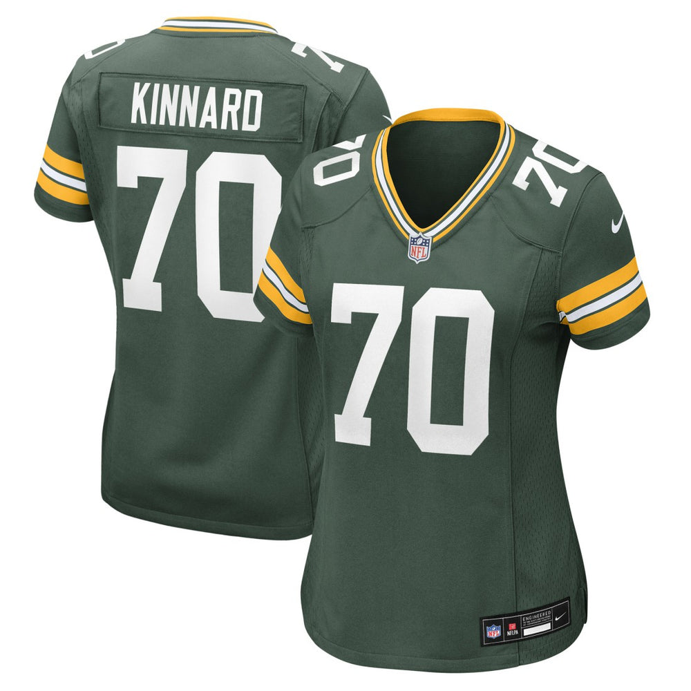 NFL Darian Kinnard Green Bay Packers Women's Team Game Jersey - Green