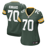 NFL Darian Kinnard Green Bay Packers Women's Team Game Jersey - Green