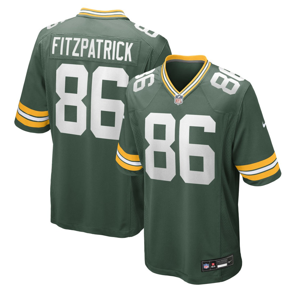 NFL John FitzPatrick Green Bay Packers Team Game Jersey - Green