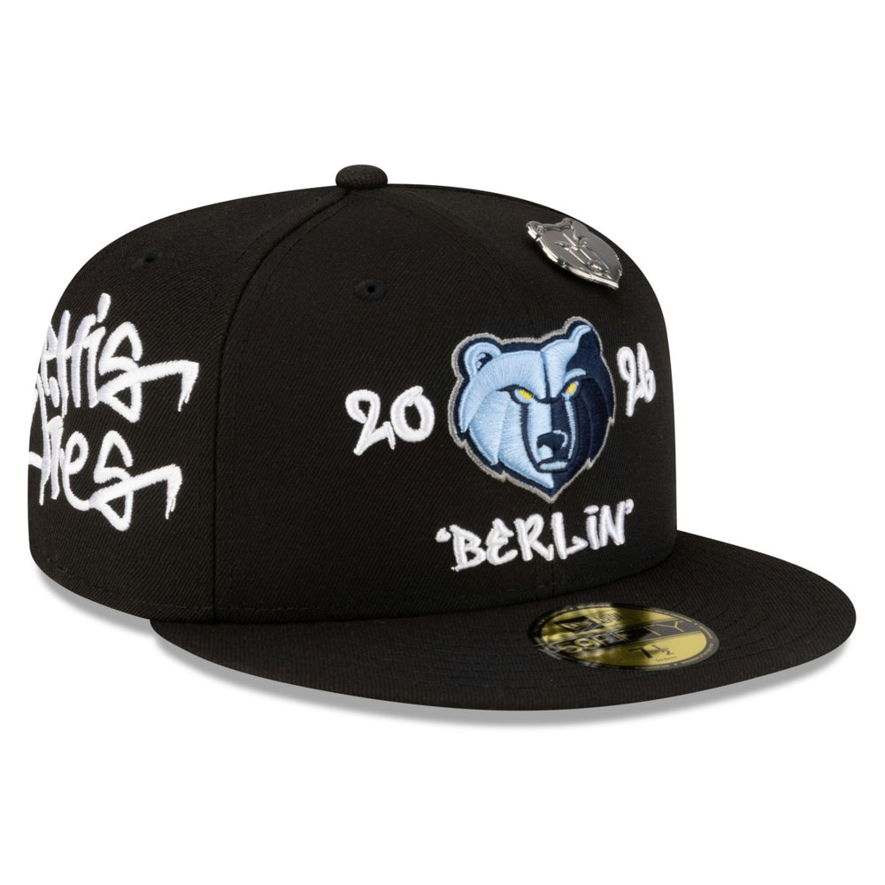 Memphis Grizzlies 2026 NBA Global Games Berlin 59FIFTY Fitted Hat Black