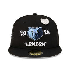 Memphis Grizzlies 2026 NBA Global Games London 59FIFTY Fitted Hat Black