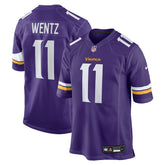NFL Carson Wentz Minnesota Vikings Team Game Jersey - Purple