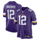 NFL Max Brosmer Minnesota Vikings Team Game Jersey - Purple