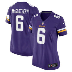 NFL Dwight McGlothern Minnesota Vikings Women's Team Game Jersey - Purple