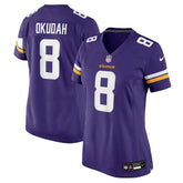 NFL Jeff Okudah Minnesota Vikings Women's Team Game Jersey - Purple