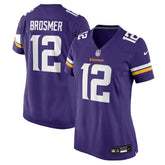 NFL Max Brosmer Minnesota Vikings Women's Team Game Jersey - Purple