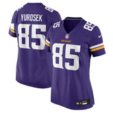 NFL Ben Yurosek Minnesota Vikings Women's Team Game Jersey - Purple