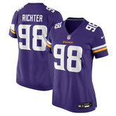 NFL Bo Richter Minnesota Vikings Women's Team Game Jersey - Purple