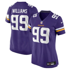 NFL Elijah Williams Minnesota Vikings Women's Team Game Jersey - Purple
