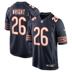Nahshon Wright Chicago Bears Team Game Jersey Navy